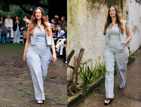 Del fondo del mar a la pasarela: Nadia Coralina brilla en el desfile de Gusmán en BAFWEEK