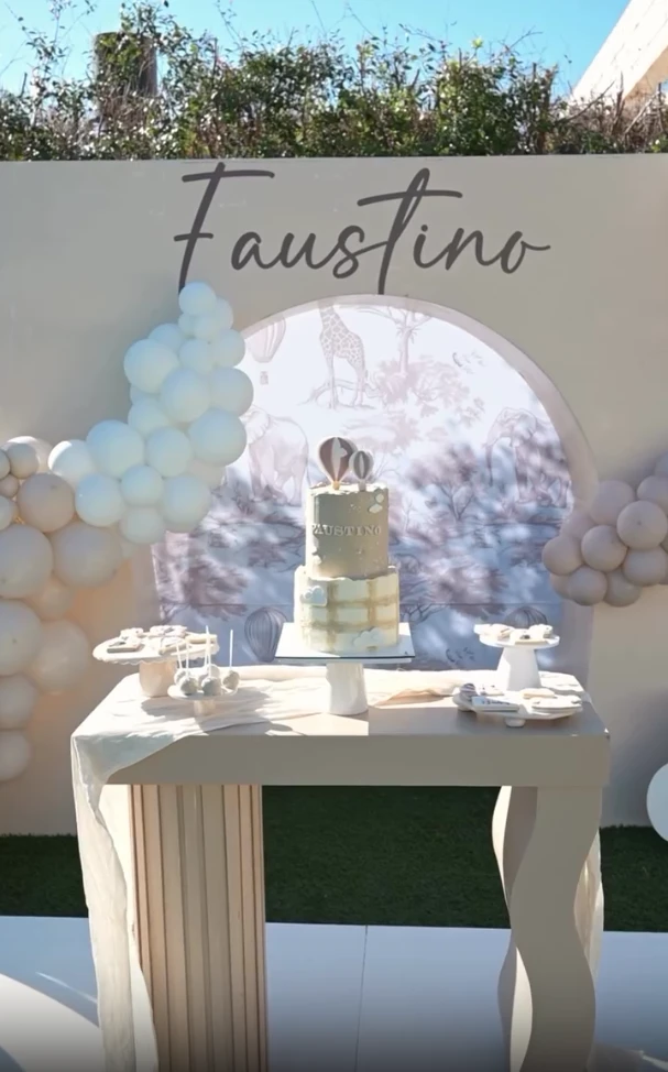 Eva Bargiela y Gianluca Simeone celebraron el baby shower de su primer hijo Faustino