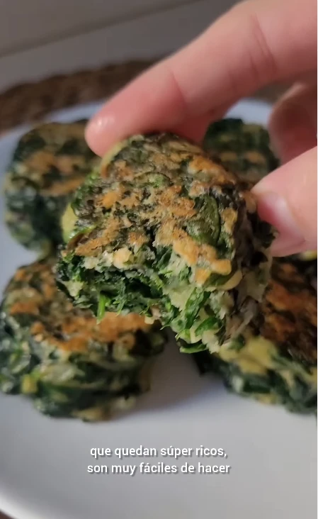 Buñuelos de espinaca