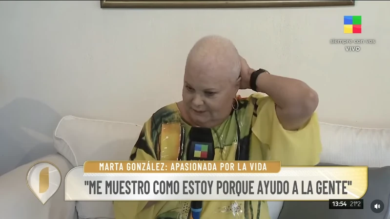 Marta González habló de su delicado momento de salud: "Hace 25 años que le estoy ganando al cáncer"