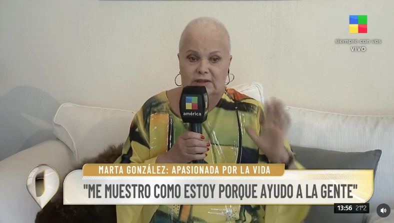 Marta González habló de su delicado momento de salud: "Hace 25 años que le estoy ganando al cáncer"