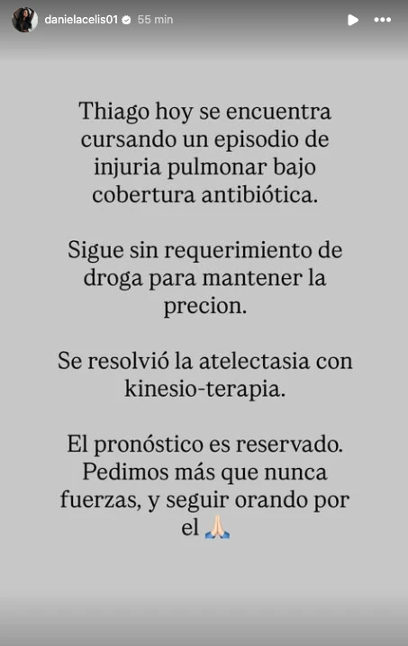 Posteo de Daniela Celis