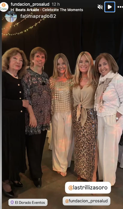 Las Trillizas de Oro en la gala