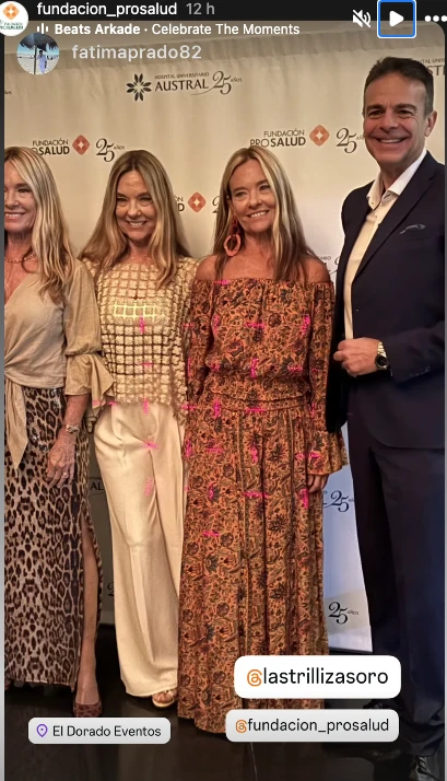 Las Trillizas de Oro en la gala