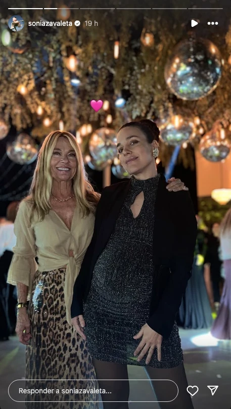 María Emilia y su hija Sonia Zavaleta en la gala de la Fundación Prosalud.