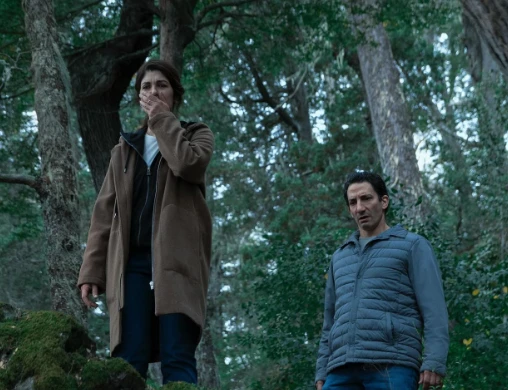 Soledad Villamil y Juan Minujín en Atrapados