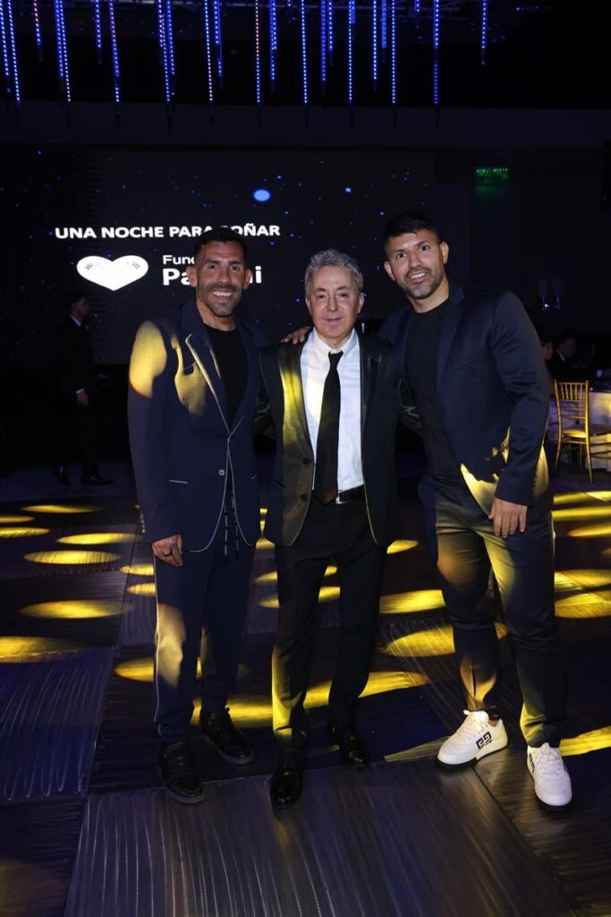 Carlos Tevez , Horacio Paolini y Sergio Kun Aguero
