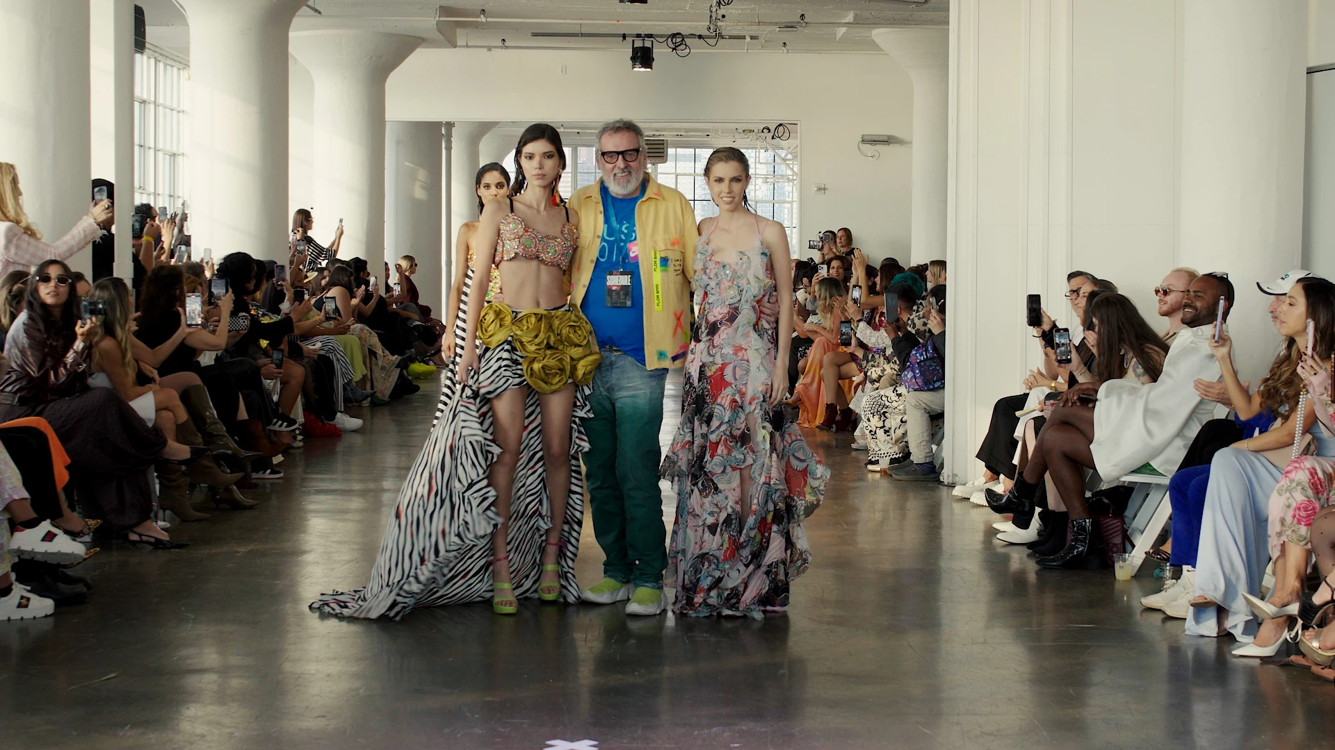 El cierre del desfile