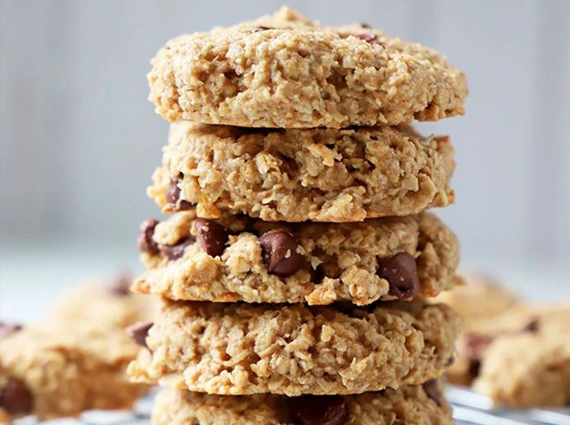 galletitas de avena y banana