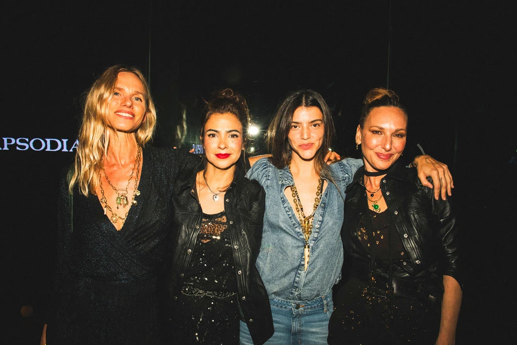 Carola Del Bianco, Agustina Cherry, Calu Rivero y Cata Spinetta