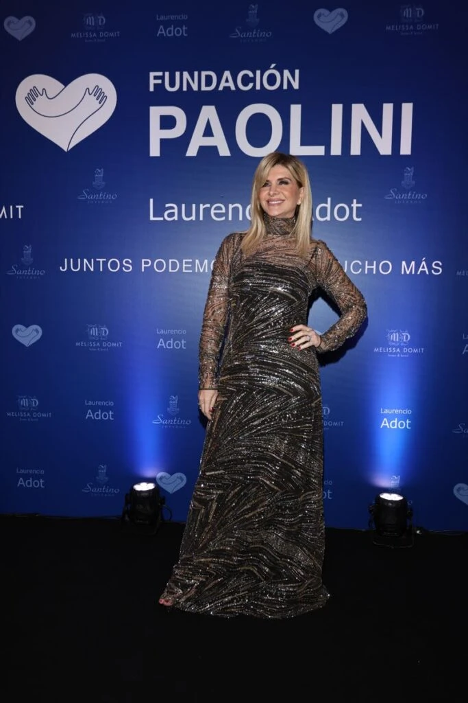 Debora Plager , conductoradel evento con Joe Fernandez