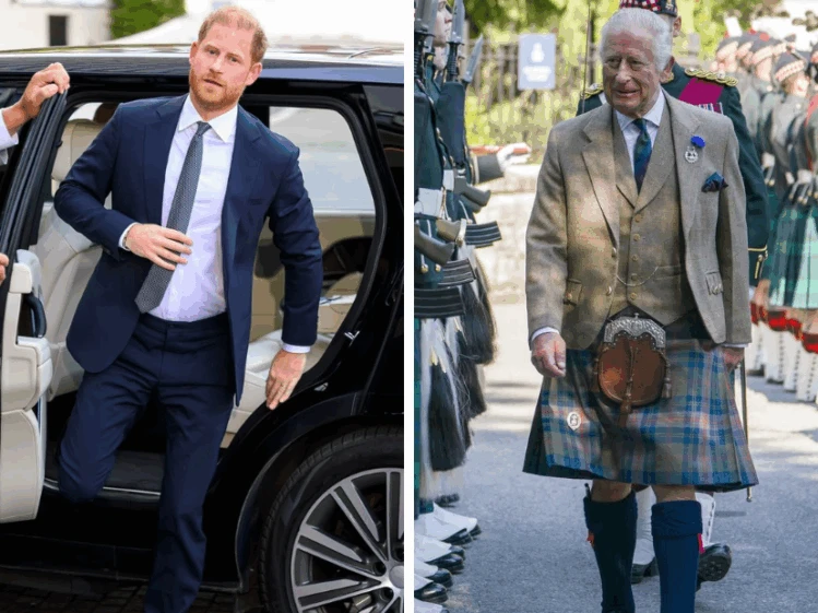 Después de un año y medio sin verse, el príncipe Harry se reunión con el rey Carlos III