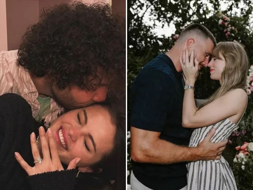 De Taylor Swift a Selena Gómez: todas las bodas y embarazos del 2025