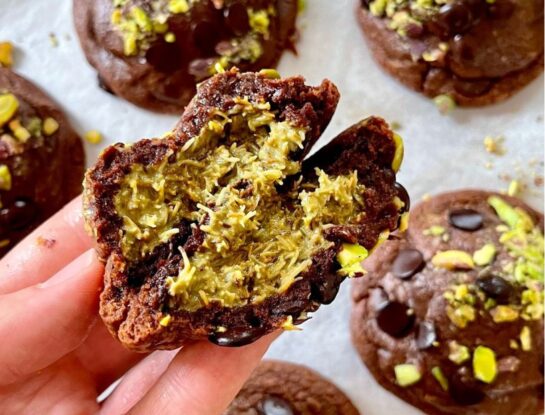 Dubai chocolate cookies: receta fácil y tentadora con pistacho