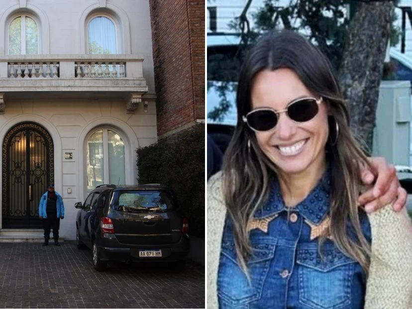 La foto que muestra por dónde habrían entrado a robar la casa de Pampita