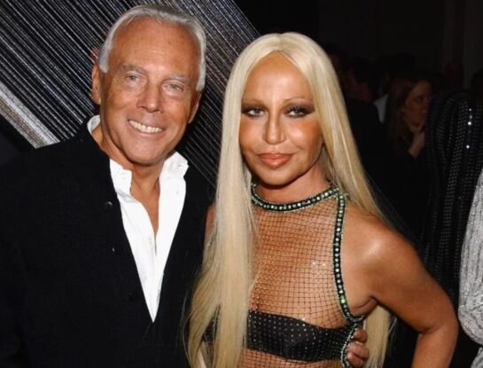 Donatella Versace y su despedida a Giorgio Armani