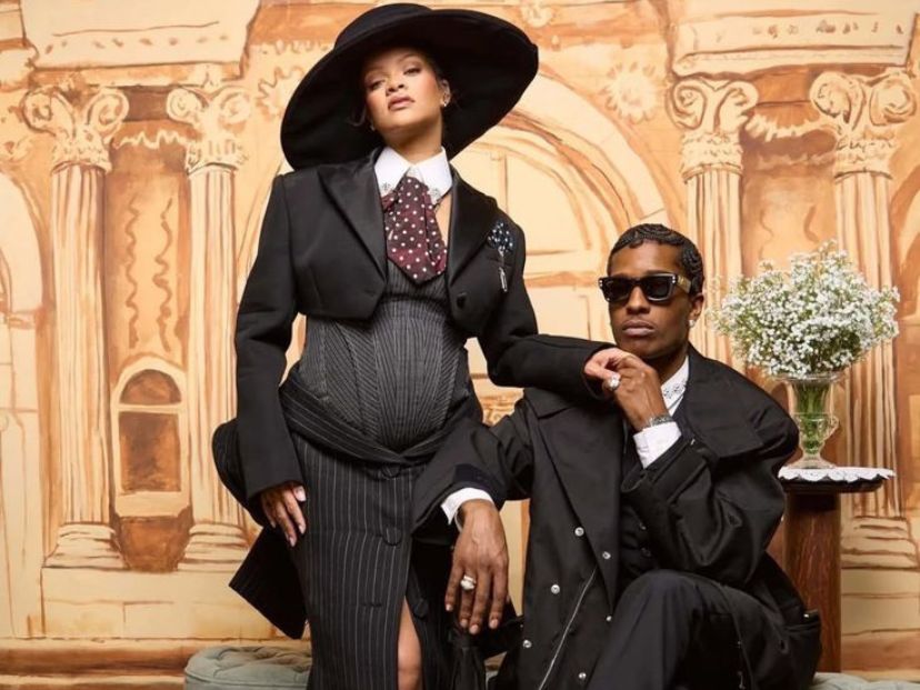 Rihanna reveló el nombre de su tercera hija y mostró su cara por primera vez