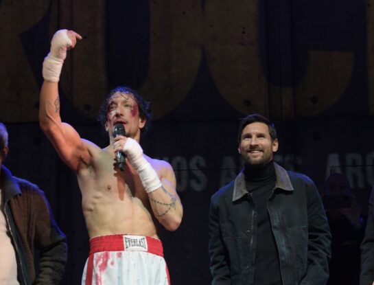 Lio Messi fue a ver a Nico Vázquez al teatro y habló sobre el escenario: "Una gran noche"