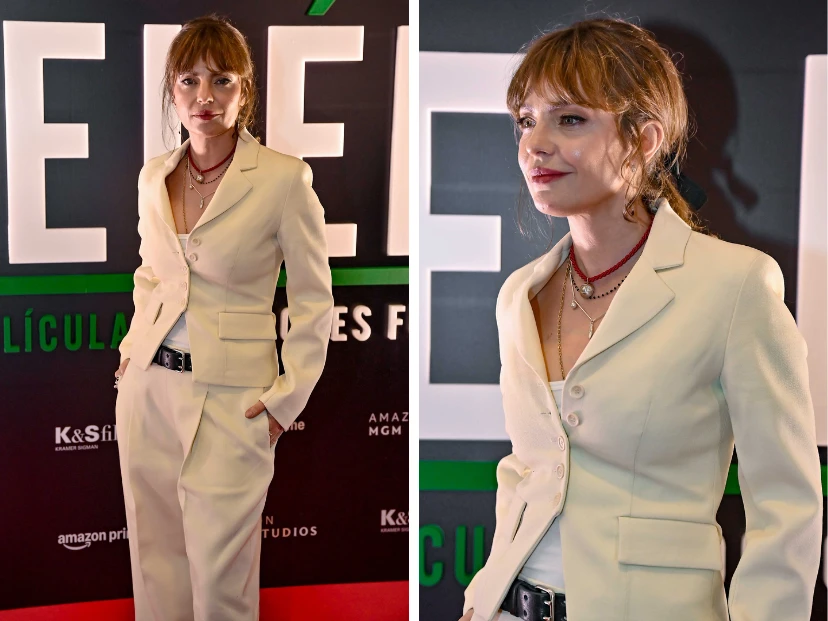 Dolores Fonzi presentó su nueva película acompañada por sus hijos, Lázaro y Libertad