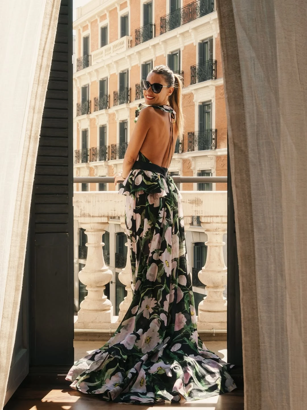 El look de Pampita en Madrid con una tendencia fuerte de la primavera