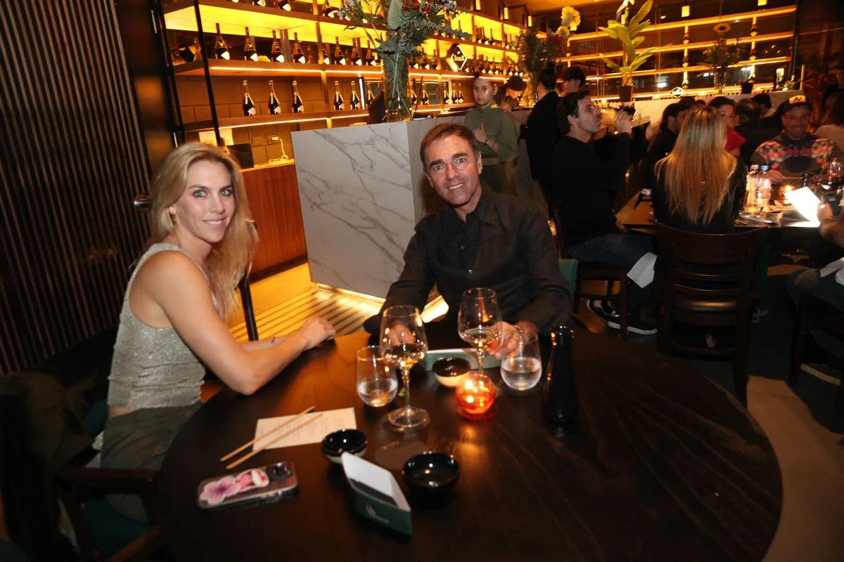 Elina Blaquier y Jose Donoso