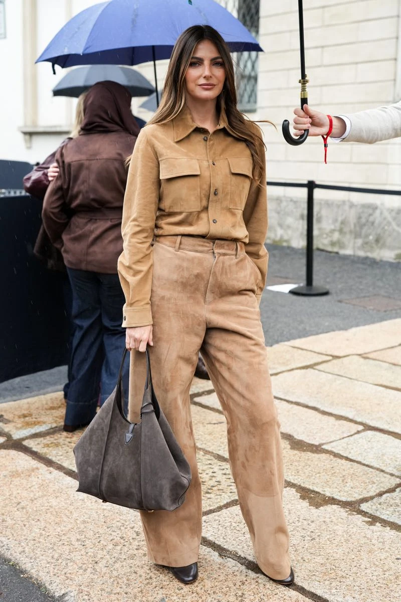 Kelly Piquet en el street style de Tod’s