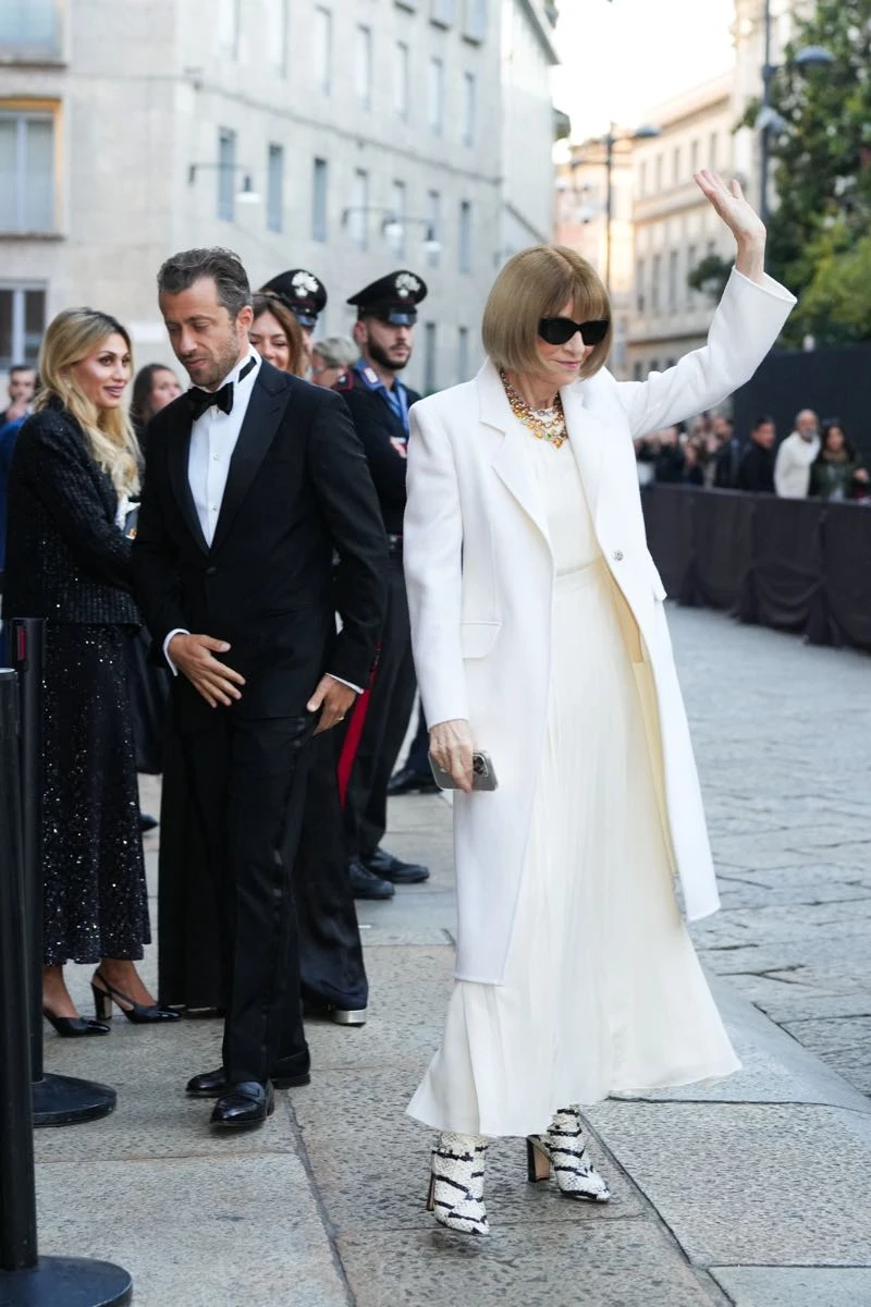 Francesco Carrozzini y Anna Wintour