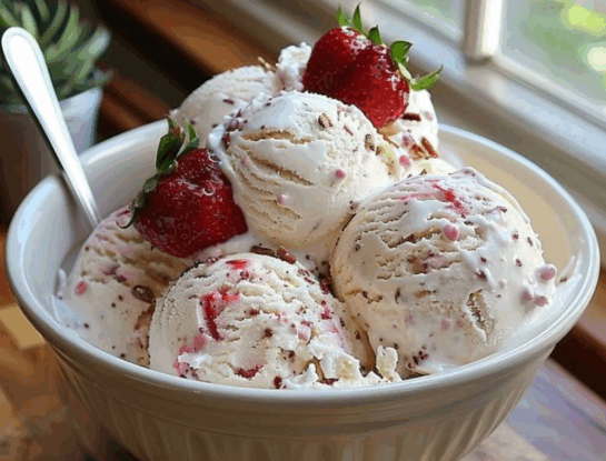 Helado de frutillas: una receta saludable y deliciosa con dos ingredientes