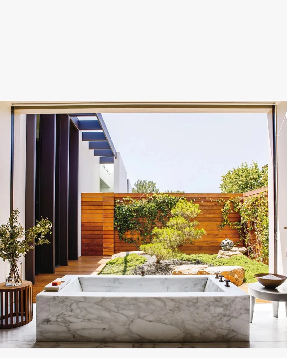 El bienestar es clave en la concepción del interiorismo de Aniston. 