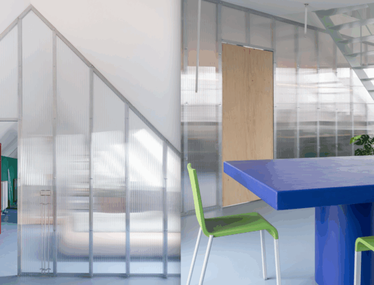 El nuevo minimalismo se refleja en un extraordinario loft “de cristal” y en colores
