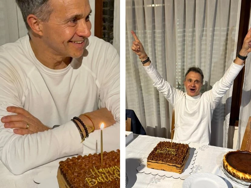 Así celebró Sergio Lapegüe sus 61 años