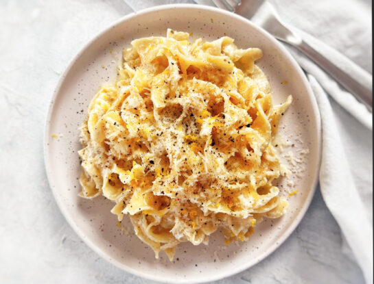 Pasta con ricota y limón: la receta viral de Tik Tok que se prepara en 15 minutos