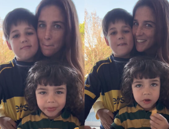 Así reaccionaron los hijos de Juana Repetto cuando supieron que van a tener un hermanito