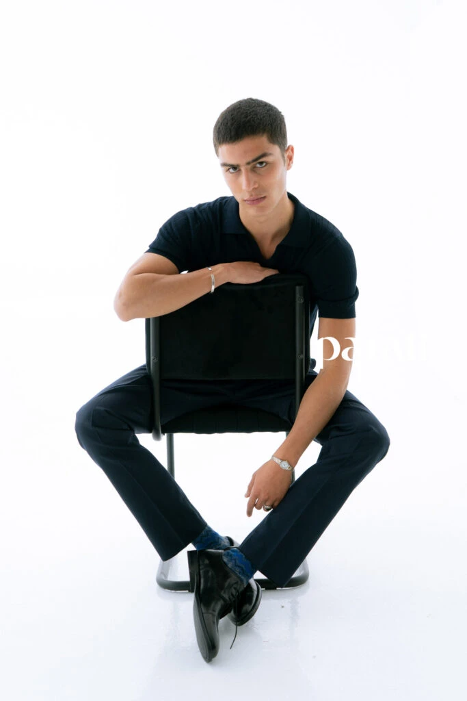 Román conquistó las pasarelas del mundo.