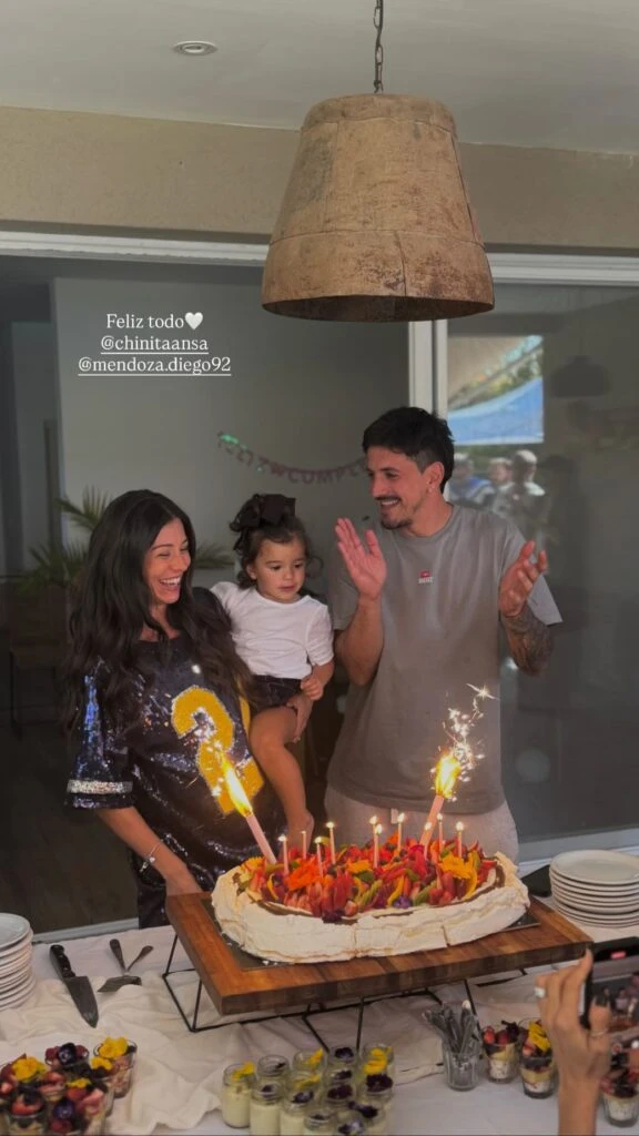 Las fotos del cumpleaños número 36 de la China Ansa. Foto: IG