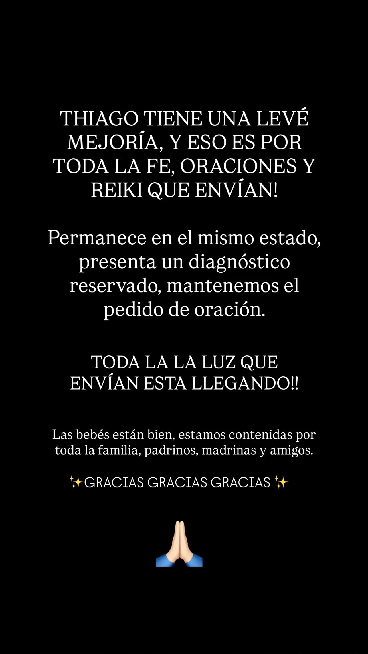 Daniela Celis reveló cómo sigue Thiago Medina