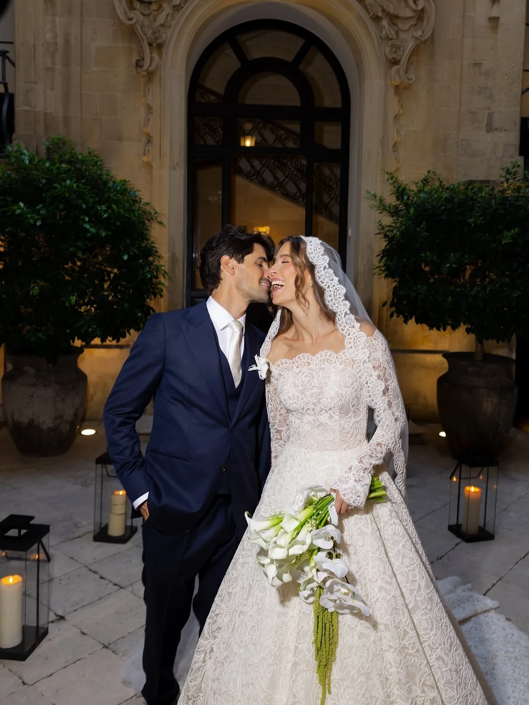 Las fotos de la lujosa boda en Mónaco del hermano de Charles Leclerc, el piloto de Ferrari