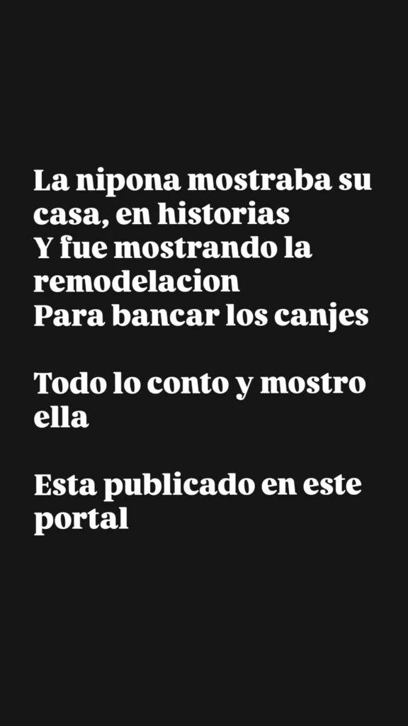 El descargo de Yanina Latorre. Foto: IG