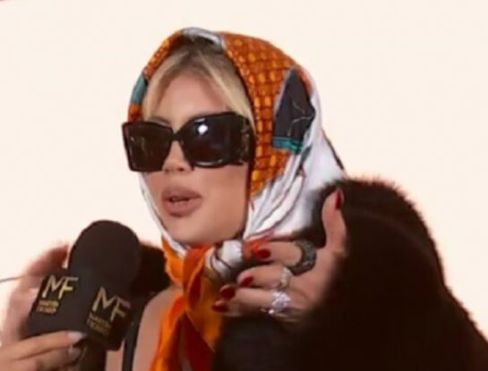 Wanda Nara sorprendió con el look más original de los Martín Fierro: eligió un estilismo muy años cincuenta