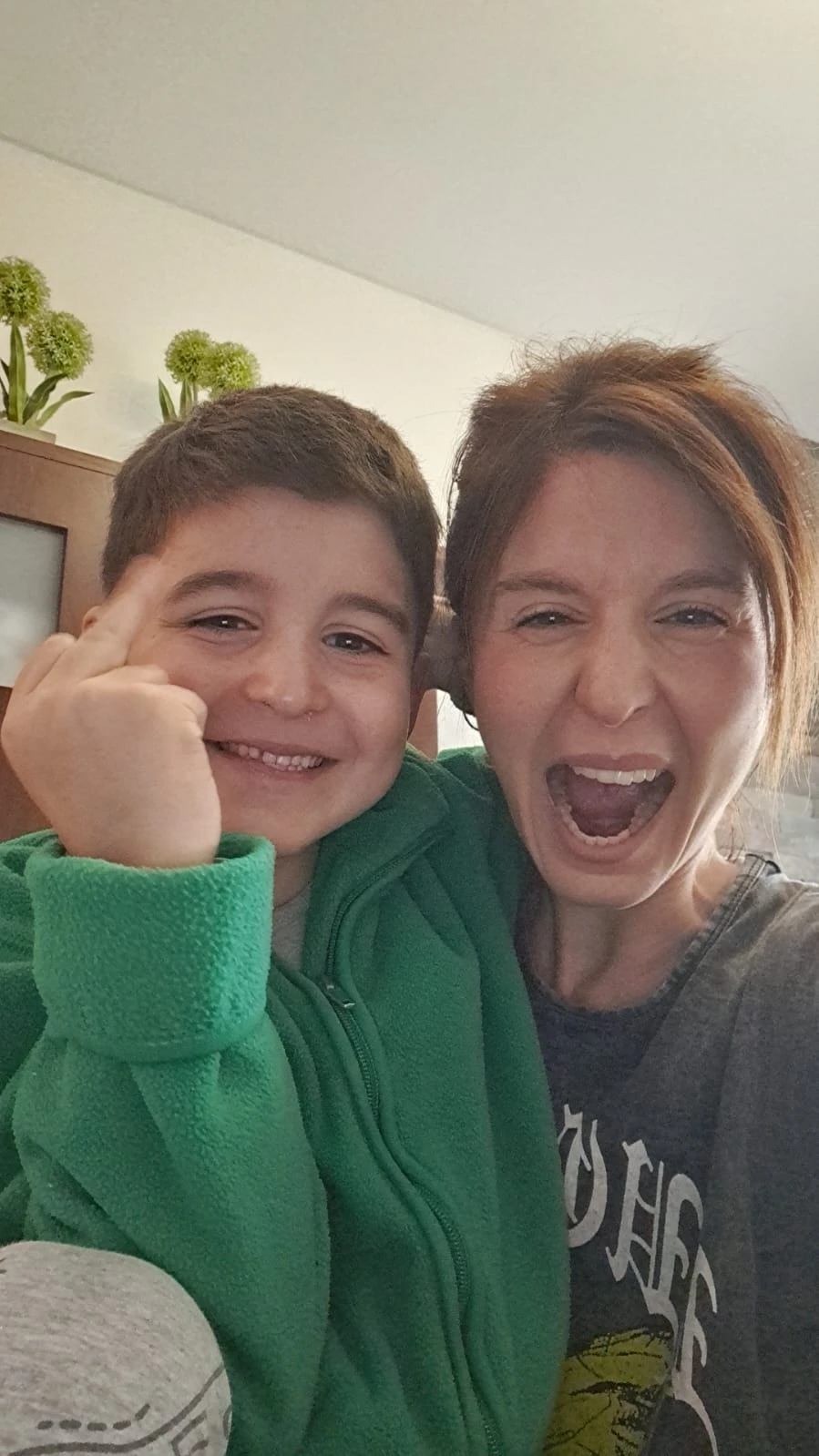 Natalia se refugia en los recuerdos y en las fotos que grabaron para siempre los momentos felices que compartió con su hijo.