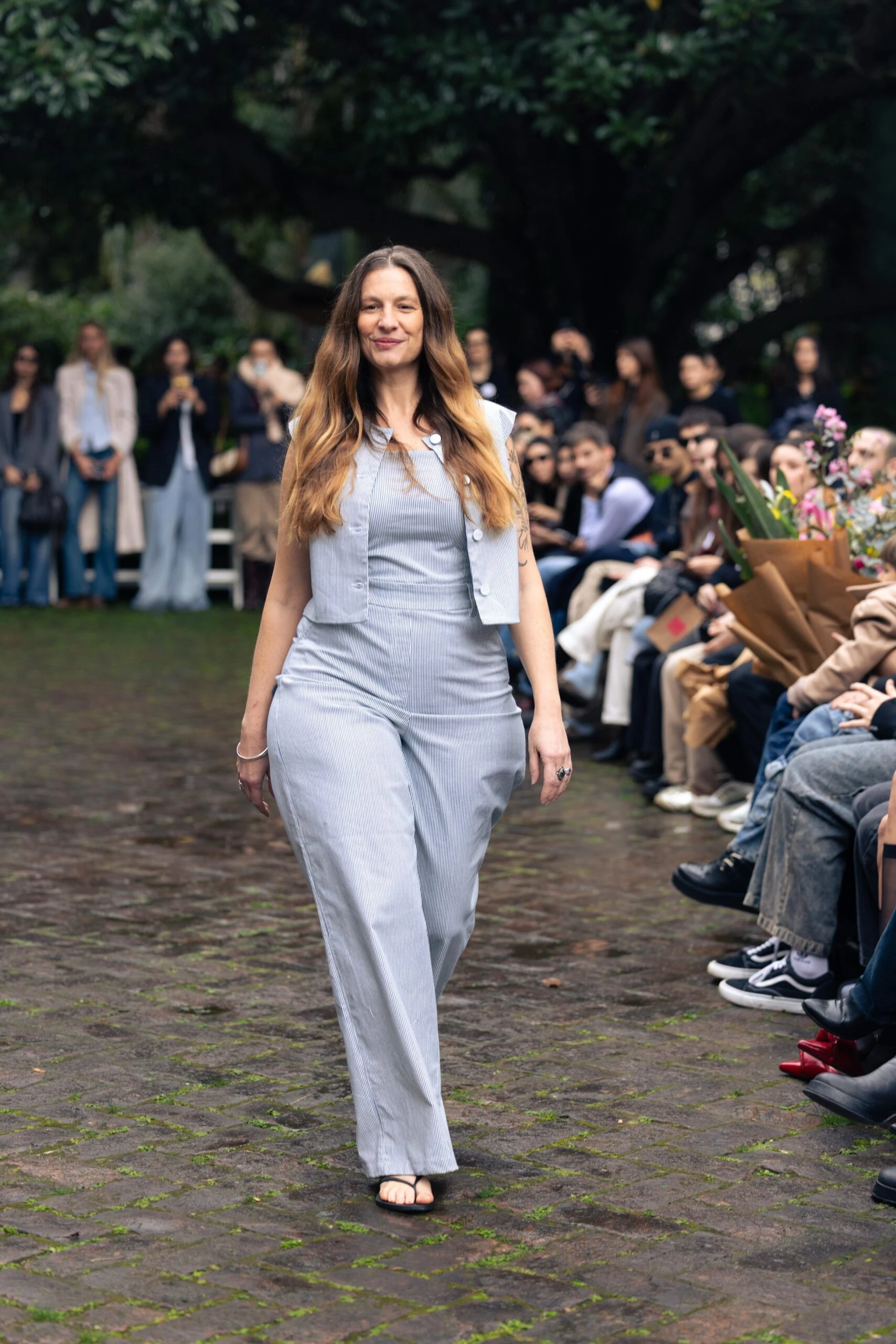 Nadia Coralina desfiló para Gusmán en BAFWEEK