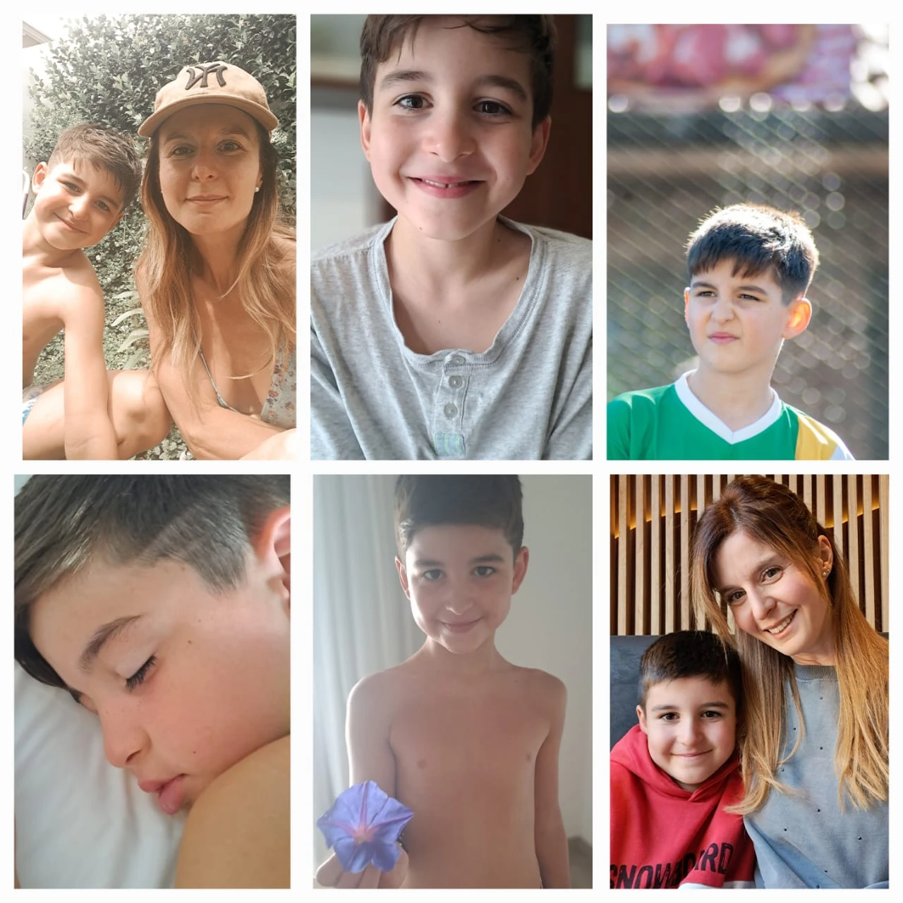 Momentos felices con Joaco que Natalia conserva en su corazón