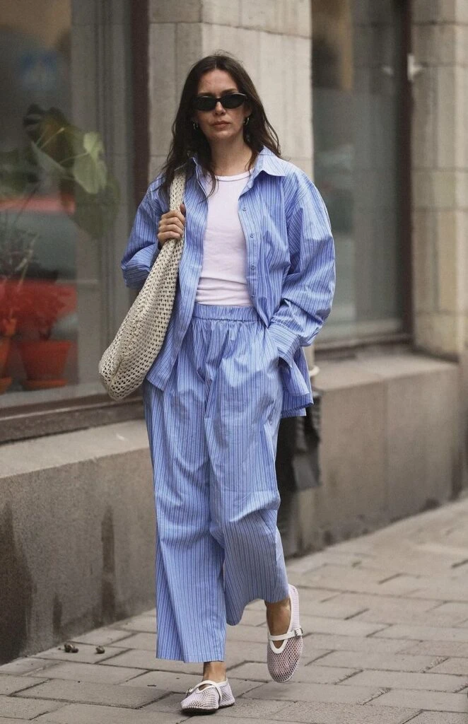 Así se luce el pijama style.