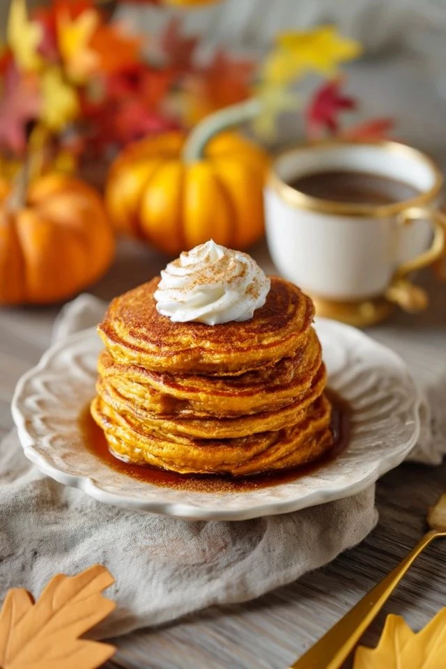 Pancakes de avena y calabaza: receta fácil y saludable para desayunar

