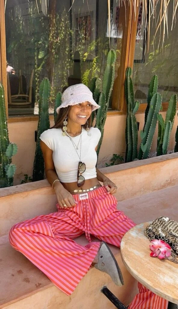 Así se luce el estampado de rayas este verano.