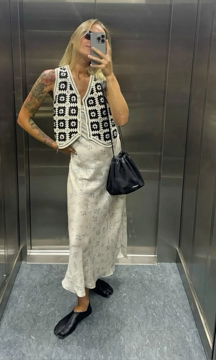 cómo usar el chaleco en tus looks de primavera más trendy