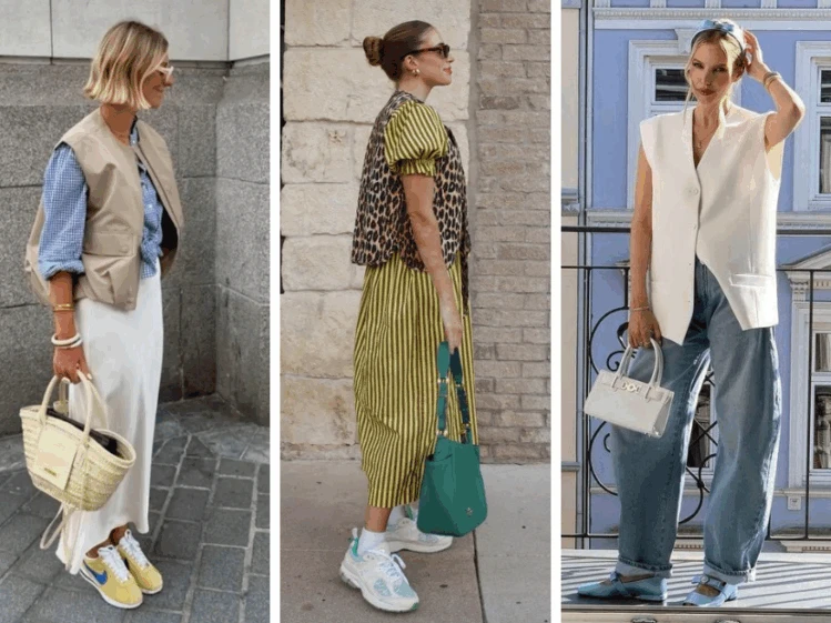 Cómo usar el chaleco en tus looks de primavera más trendy
