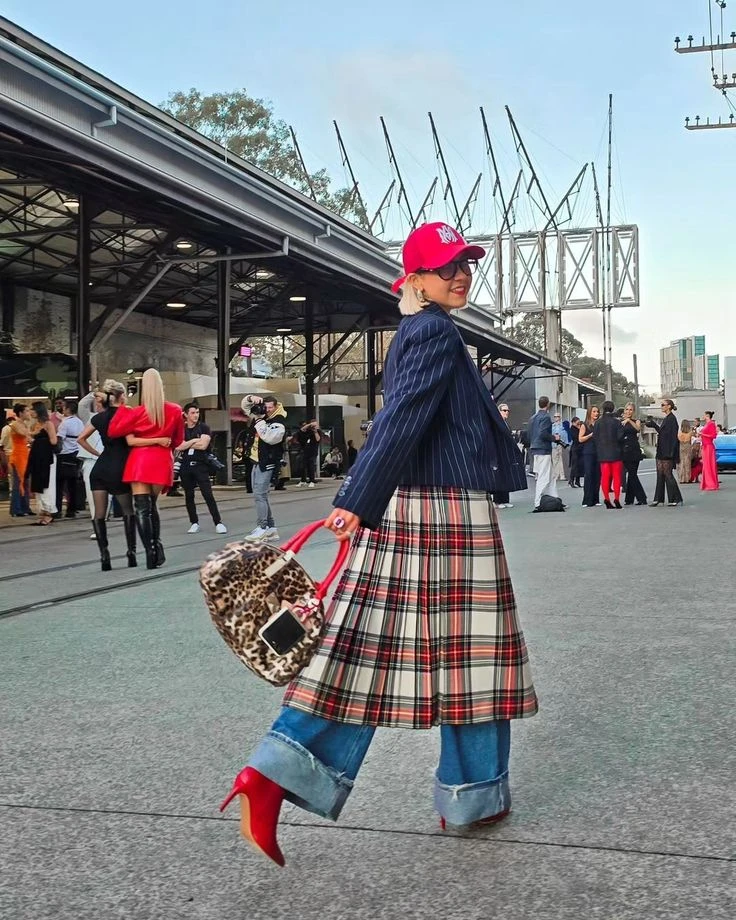 el escocés invadió el street style de la Semana de la Moda de Nueva York