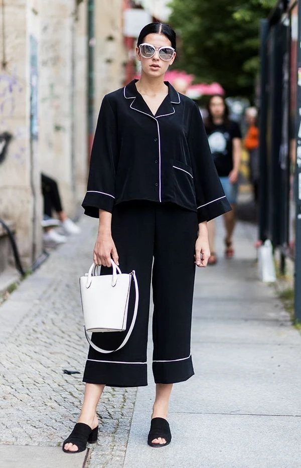 Así se luce el pijama style.