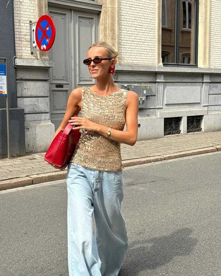 así se lleva la nueva versión del tank top la primavera que viene